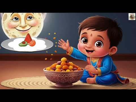 चंदा मामा दूर के | Chanda Mama Door Ke | Hindi Rhyme for Kids….🌝🌝