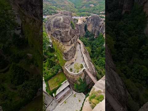 Amazing Meteora, incredible rock formations 🇬🇷 #meteora #kalabaka #rocks #monastery #rockformations