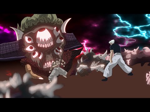 Gojo(Yuta) vs Sakuna [manga chapter 263] jjk fan animation #jujutsukaisen