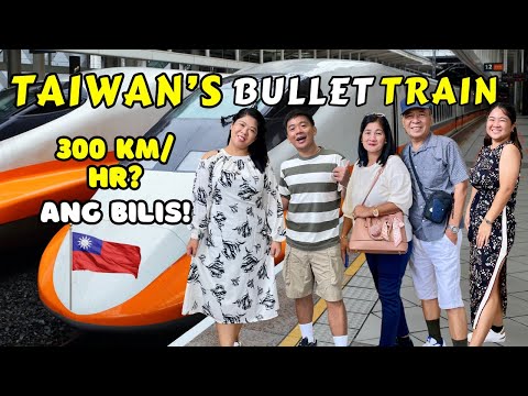 TAIWAN 2024: Trying the FASTEST BULLET Train in Taiwan (Taipei to Kaoshiung) 🇹🇼 ANG BILIS! 🚅