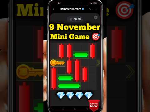 Hamster Kombat Mini Game Puzzle 9 November Today