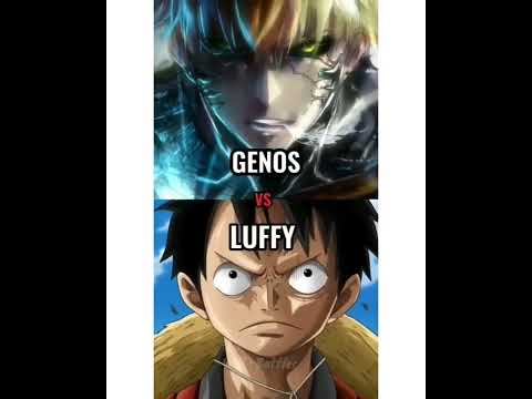 Genos VS Luffy || #shorts #onepunchman #saitama #genos