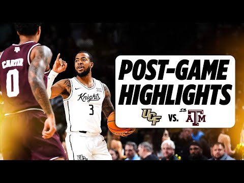 UCF Men’s Basketball 64, #13 TEXAS A&M 61,  // FULL GAME HIGHLIGHTS // Nov. 4, 2024