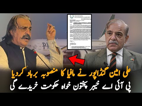 Ali Amin Gandapur Big Decision About PIA, Economy | PTI News | Pak News Economy