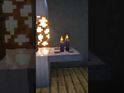 Minecraft: Modern Bed in 20 Seconds! #shorts