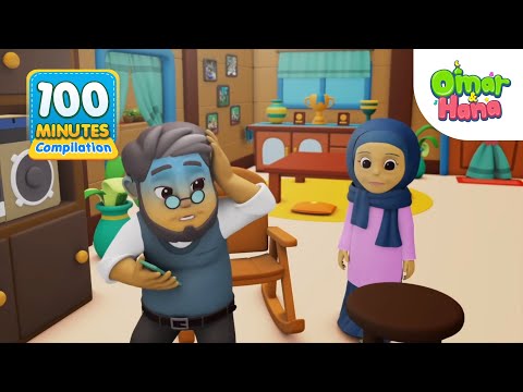 Omar & Hana English 100 Minutes Compilation #islamiccartoonforkids