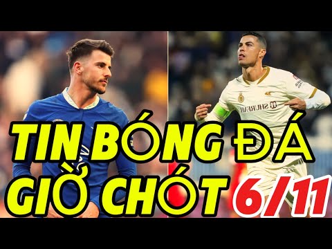 TIN BÓNG ĐÁ GIỜ CHÓT 6/11, DORTMUND THẮNG STURM GRAZ, RONALDO LẬP CÔNG GIÚP AL NASSR THẮNG