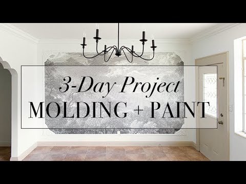 3-Day Project: Updating a room with Molding + Paint