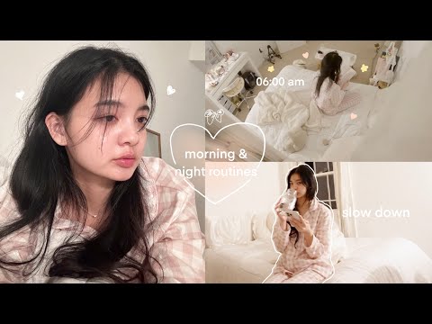 Morning and Night Routines ☾ ˚｡⋆ Uni Student's Full Day of Productivity & Pinterest Produtive Days