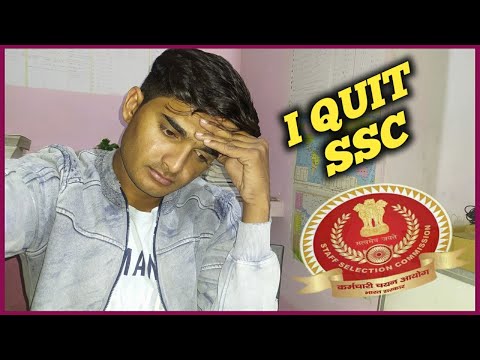 I Quit SSC || Life Decision || #cgl #chsl