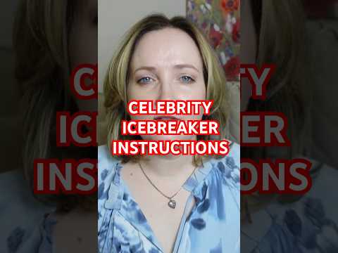 Celebrity Icebreaker Game for Groups #youthministry #teachingresources #icebreaker #kidmin