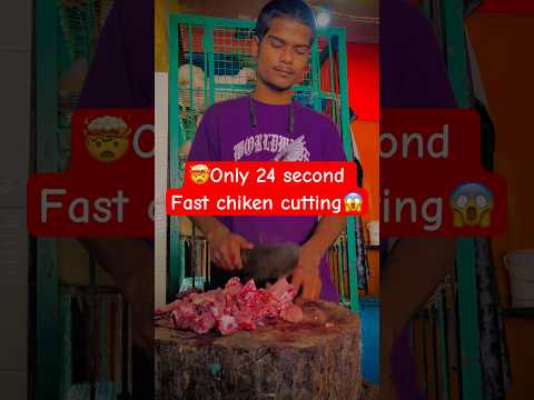 😱 fast मुर्गा cutting 🐓🤯 Chicken Cutting Skills 🐔 #shorts #shortvideo