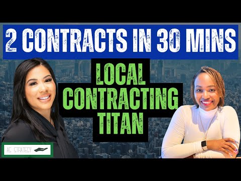 She Won 2 LOCAL Contracts In 30 Minutes! | Alvarys Santana