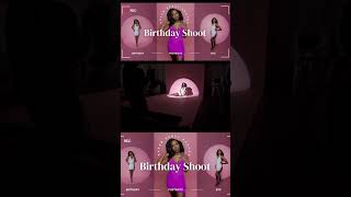 Studio Shoot. Birthday Photoshoot Ideas #photographybasics #birthdayphotos #photoideas