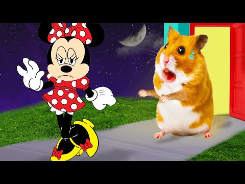 The Great Hamster Escape: Stop It! Minnie Rescue Hamster from Stranger | Life Of Pets HamHam