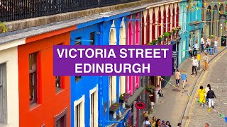 6. Exploring Victoria Street and West Bow in Edinburgh's Old Town - Edinburgh's Prettiest Streets?