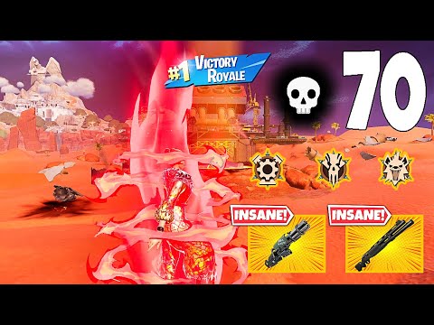 70 Elimination Solo Vs Squads "Zero Build" Gameplay Wins (Fortnite chapter 5)