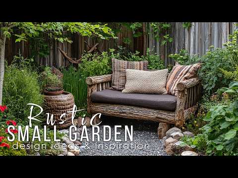 Transform Your Tiny Outdoor Living: Rustic Small Garden Ideas for a Cozy Backyard Retreat