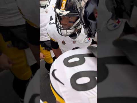 EMBRACE THE MOMENT 🗣️ Russell Wilson's pregame speech before Commanders game #steelers #nfl #shorts