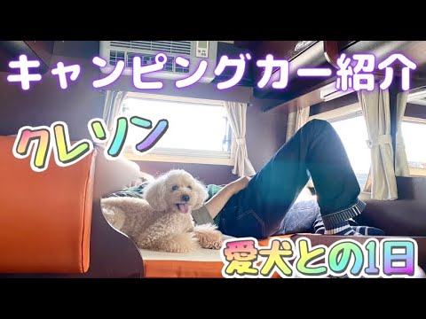 【2023春キャンピングカー旅行④】キャンピングカーの室内&愛犬との過ごし方🍀 #クレソン