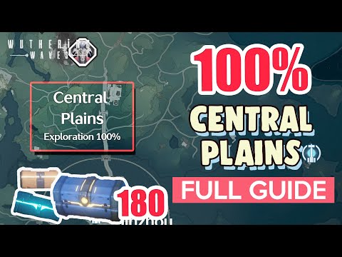 How to: Central Plains 100% FULL Exploration ⭐ Huanglong ALL CHESTS【 Wuthering Waves 】