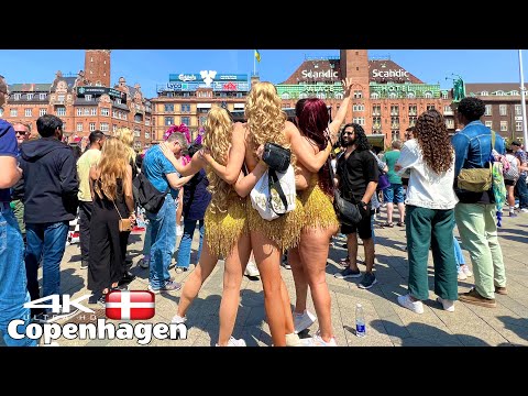 4k Copenhagen 🇩🇰 Denmark | Downtown Walking Tour | Summer 2023 #carnivalfestival