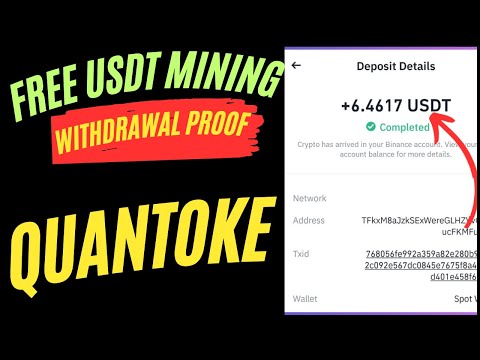 Free Usdt Mining Website | QUANTOKE