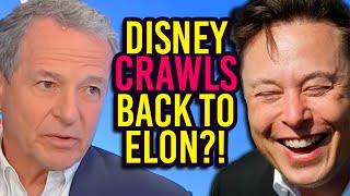 Disney CRAWLS Back to X Advertising After Musk Told Bob Iger "Go F Yourself!"