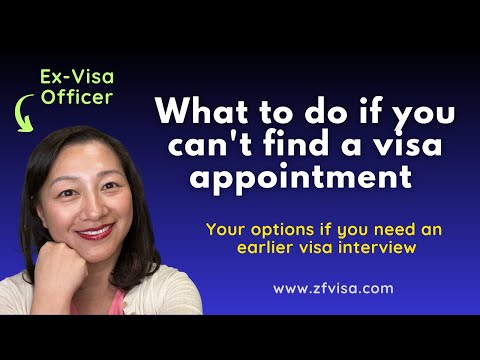 Can't find a U.S. visa appointment in time?  Here are your options