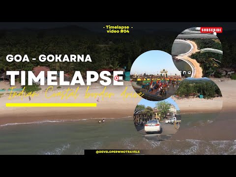 Timelapse Goa to Gokarna #music 👉 #south