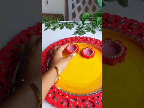 DIY Pooja Thali for Diwali #festival #diy #diwali #art