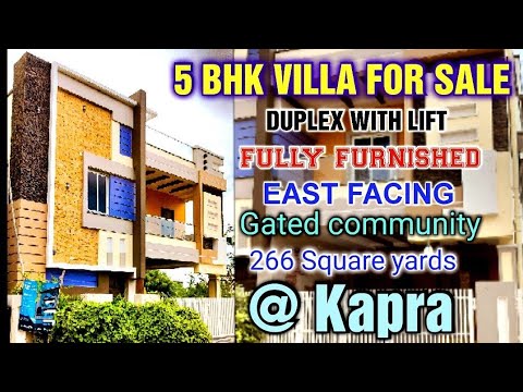 5BHK DUPLEX VILLA FOR SALE||GATED COMMUNITY #kapra #hyderabadrealestate #duplexhousesforsale