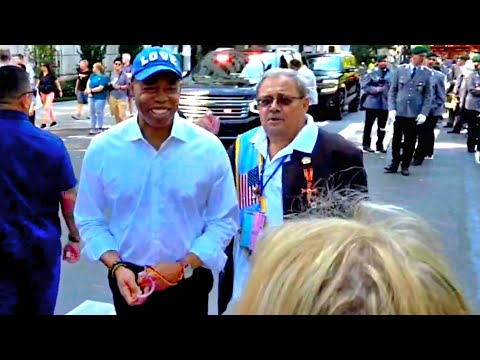 New York City Mayor Eric Adams at the German-American Parade