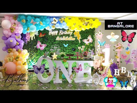 First Birthday party ideas for girls | First Birthday | First Birthday Decoration | Balloon Décor