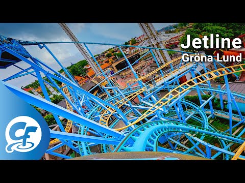 Jetline front seat on-ride 5K POV @60fps Gröna Lund Grona Lund