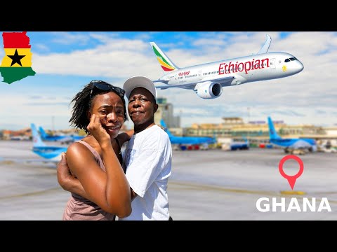 Finally Flying My Kenyan Dad To Ghana For The First Time! *Emotional!