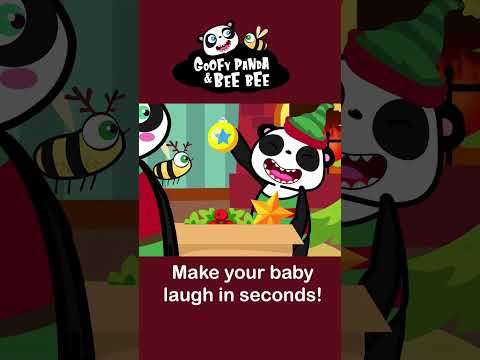 Make Your Baby Laugh in Seconds with Goofy Panda & Beebee!