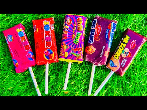 Some popular Candies in the World | New Milk Bottle | mini Cooking | Ice Cream Pop It | Asmr Coca