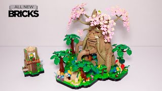 Lego Zelda Breath of the Wild Great Deku Tree Speed Build