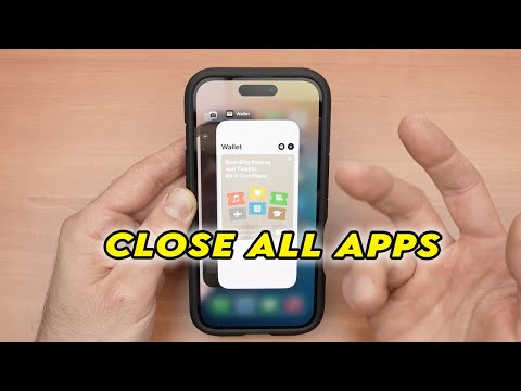 How to Close All Apps on iPhone 16 / Plus / Pro