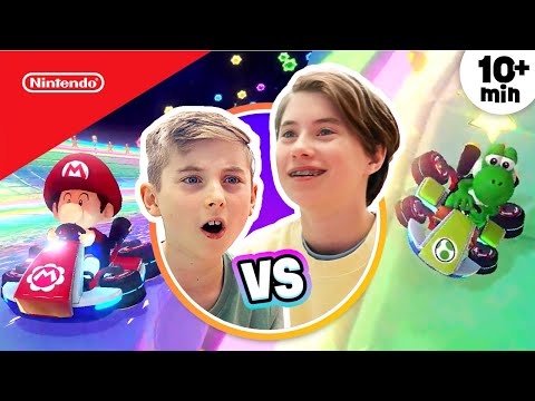 Mario Kart 8 Deluxe Brother vs Sister Challenge 😎🏁 | @playnintendo