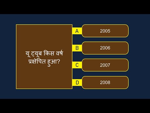 वर्ष प्रश्नोत्तरी - विश्व इतिहास | Year Quiz - World History | 20 Questions