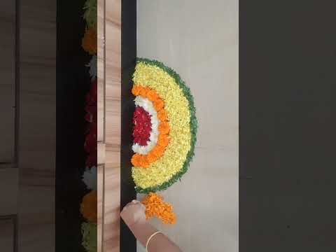 #diwali #flowerdecoration  Diwali Flower Decoration ideas || Diwali Flower Rangoli Designs.