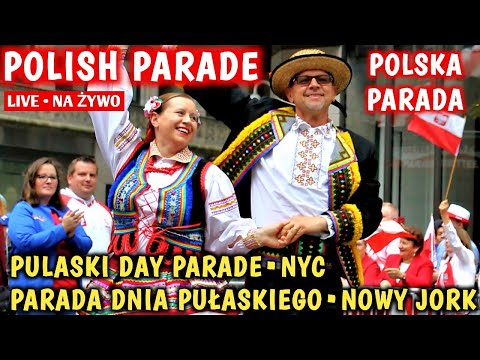 🇵🇱 Pulaski Day Parade 2024 NYC LIVE 🇵🇱 Parada Dnia Pułaskiego w Nowym Jorku 2024 na żywo