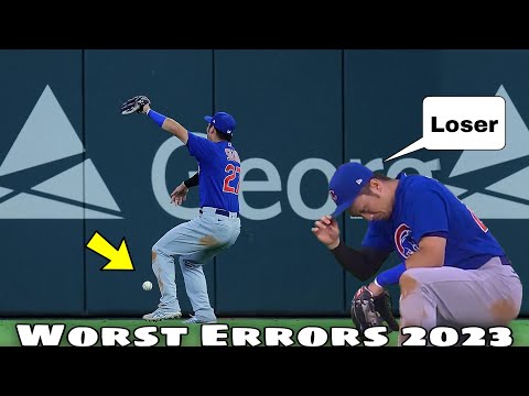 MLB Worst Postseason Errors 2023