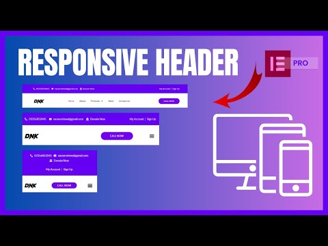 How To Build A Responsive Header On Elementor Pro 2024 | Mobile & Tablet