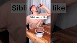 How to share CHOCOLATE ICE CREAM with your sibling properly?☺️❤️🍦| CHEFKOUDY