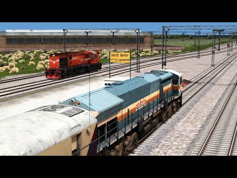 WAG9 LOCOMOTIVE WDP4D ACCIDENT