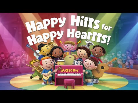 🕺✨Happy Hits 🎶Fun music for Children to Dance and Party⚡❤️ #kidsmusic  #dancemusic #kids #kidsparty