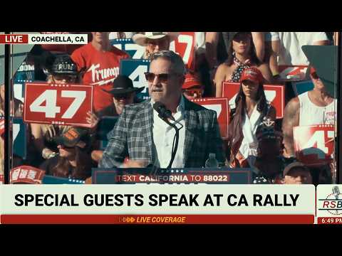 I got invited to speak at the Coachella TRUMP RALLY